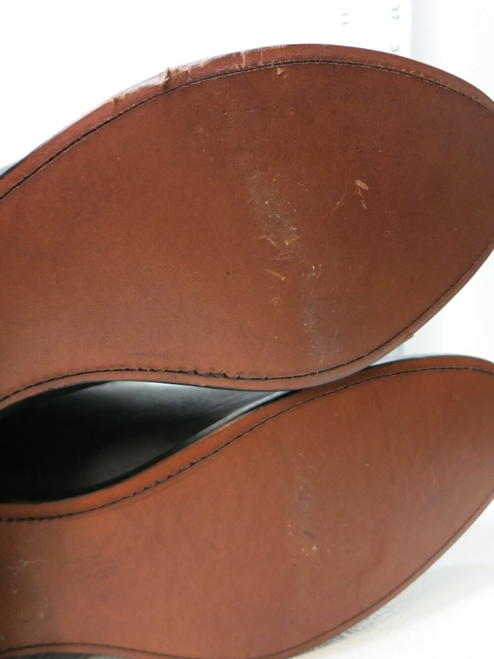 TONY LAMA Shooter’s Boots 18" Tall Boot Leather Men's Leather Footwear 11.5 D - Picture 5 of 9